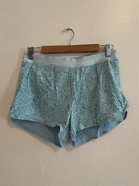 NWT Outdoor Voices Blue Lightspeed Running Shorts, Size Medium